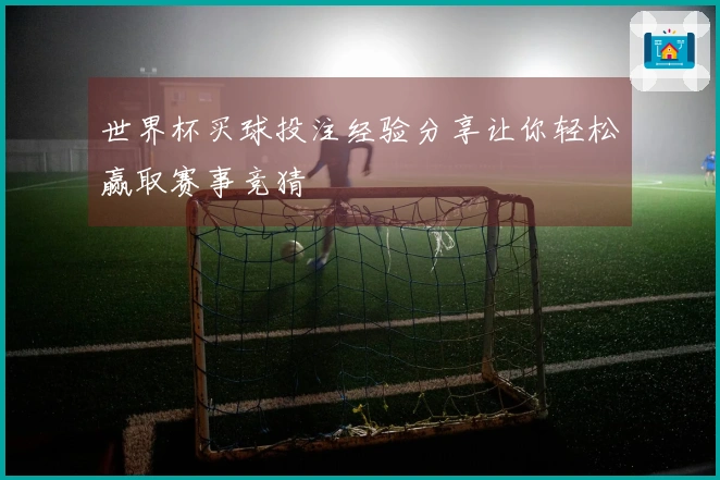 世界杯买球投注经验分享让你轻松赢取赛事竞猜